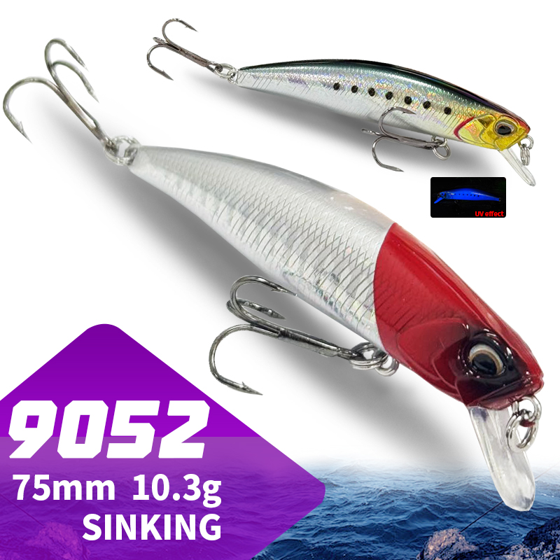 Fishing Lure Jerkbait - 75mm 10g Sinking Minnow Fishing Lures