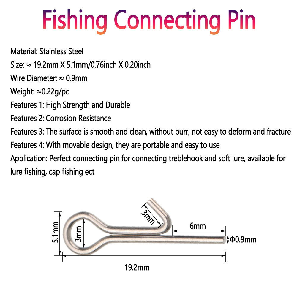 50/100pcs Fishing Bait Stinger - Fishing Lure Accessories 评论和价格