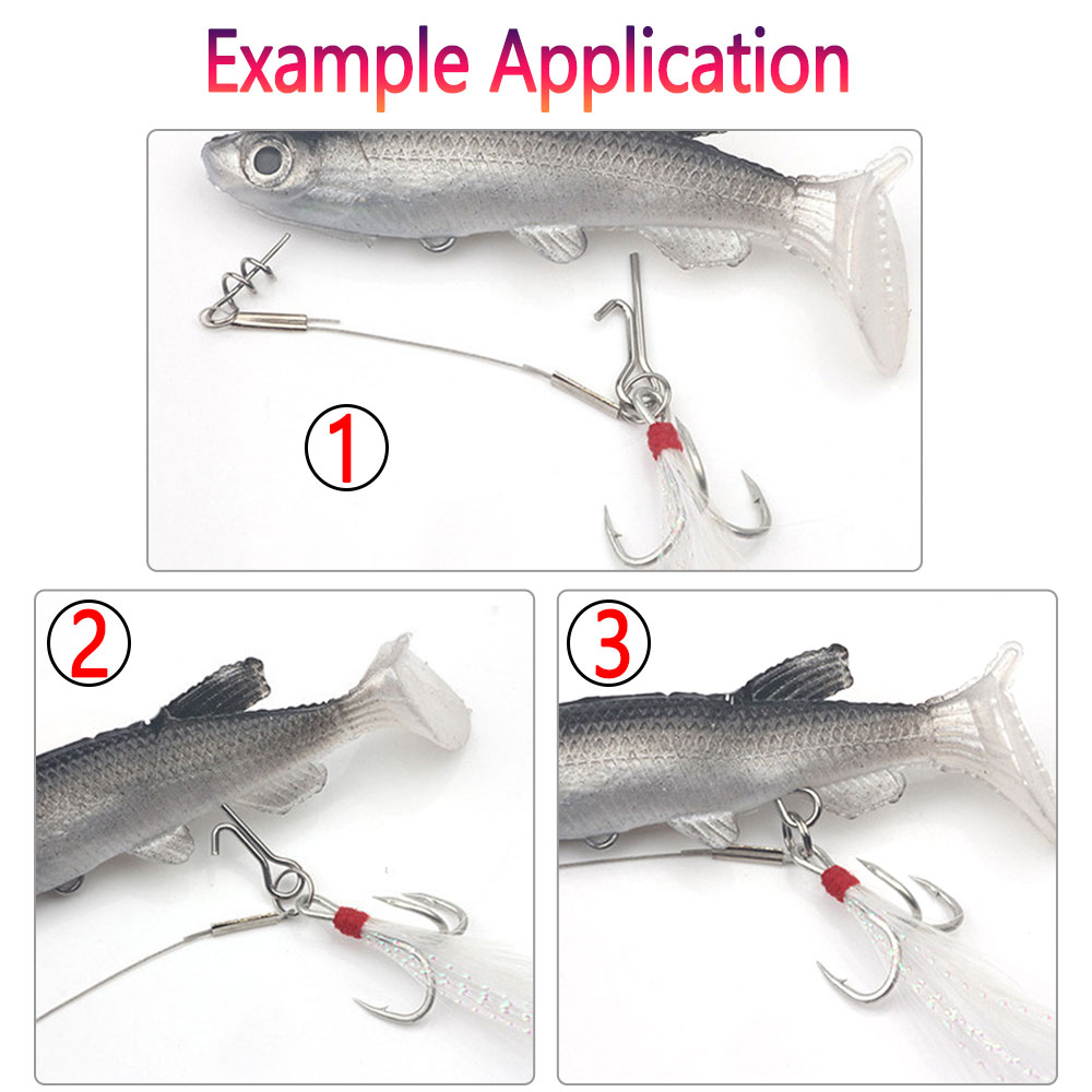 50/100pcs Fishing Bait Stinger - Fishing Lure Accessories 评论和价格