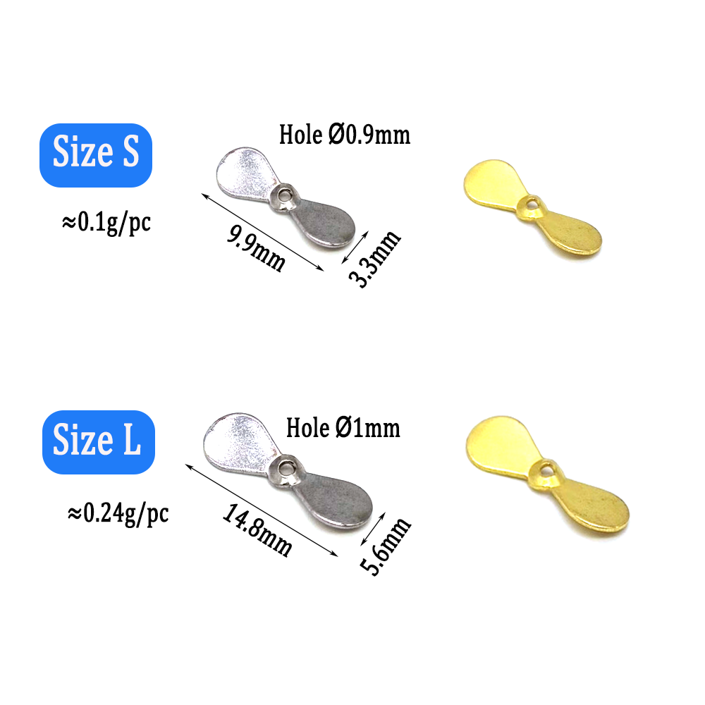 Wifreo 40pcs Turbo Propeller S - Fishing Lure Blade Bait 评论和价格