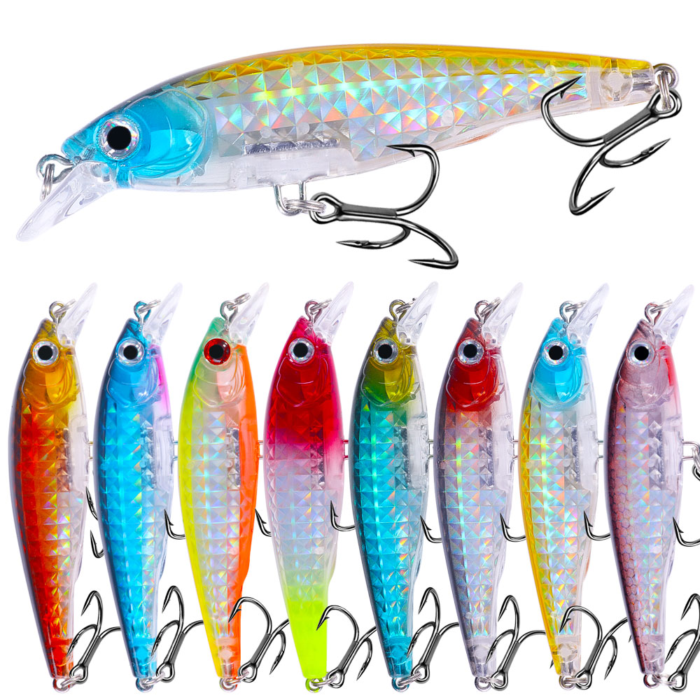 1pc Minnow fishing lure set 9c - Fishing Lure Jerkbait 评论和价格