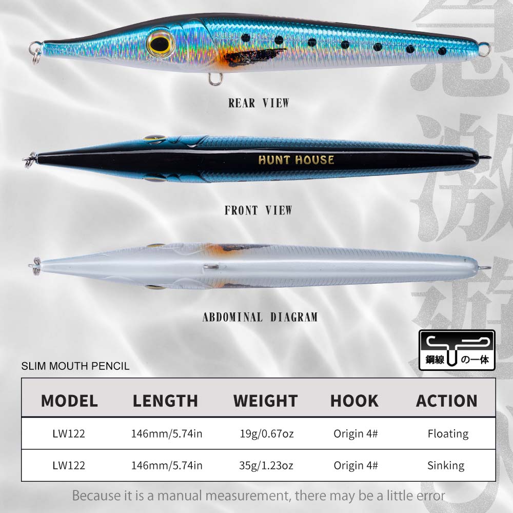 Hunthouse 146mm19/35g Needle Z - Fishing Lure Buzzbait 评论和价格