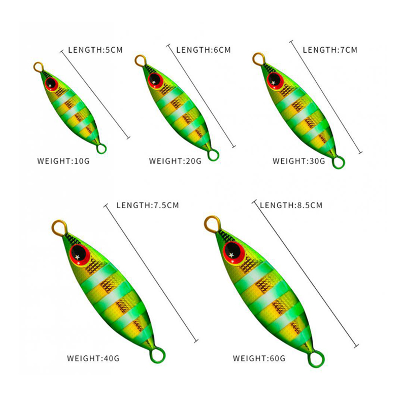 Metal Slow Jig Lure Hard Artif - Fishing Lure Spoon 评论和价格