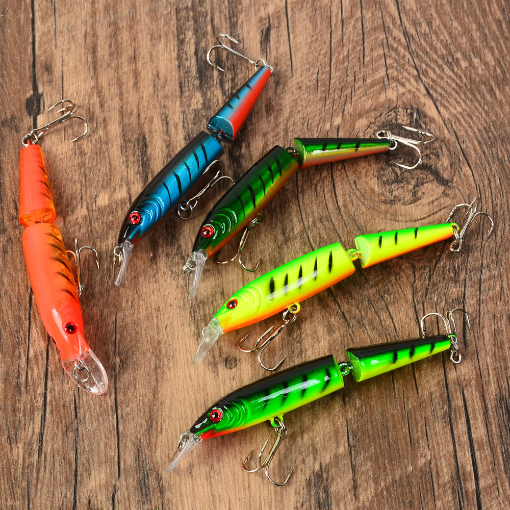 5pcs Floating Minnow Jerkbait  - Fishing Lure Jerkbait 评论和价格