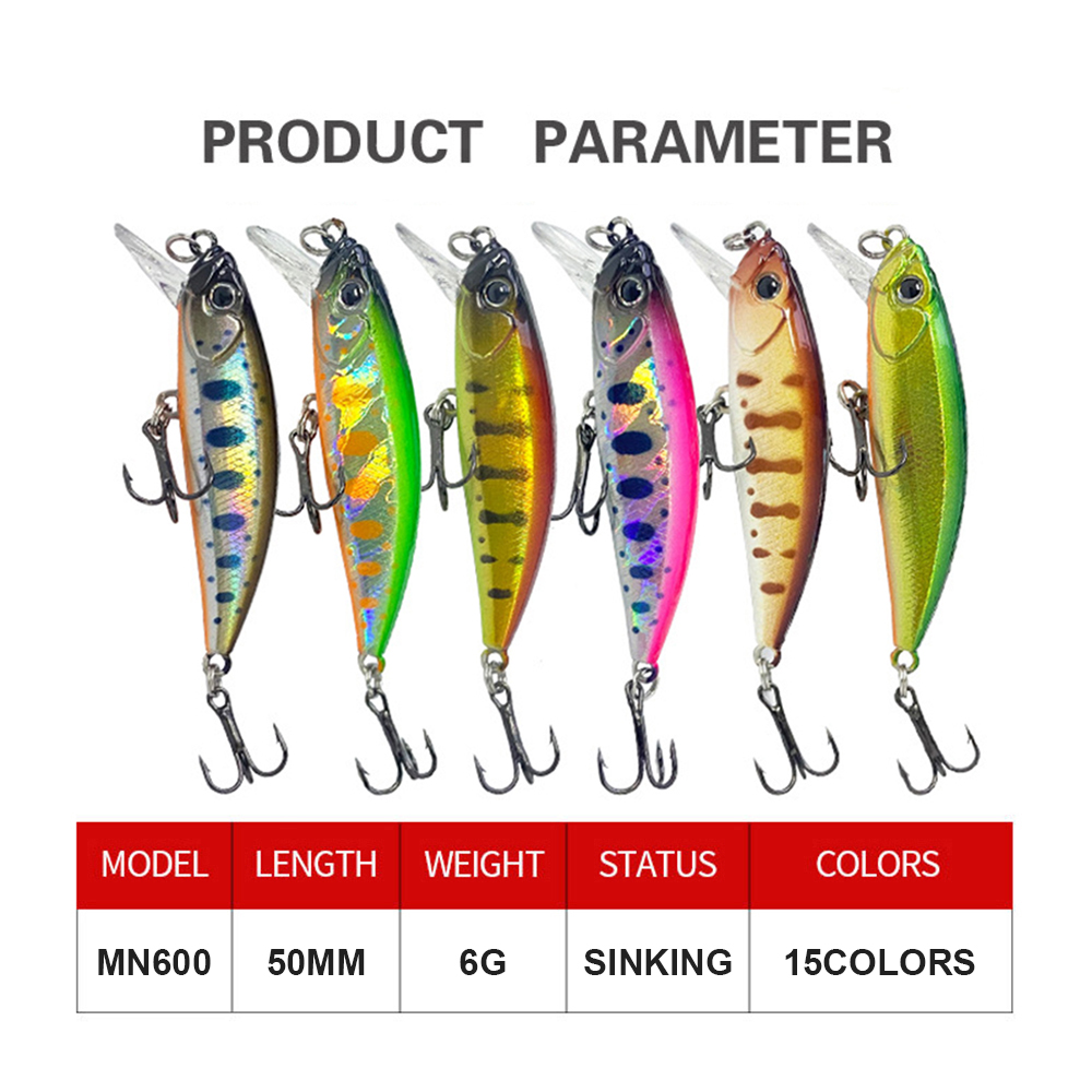 5cm 6g Fishing Lures Sinking M - Fishing Lure Jerkbait 评论和价格