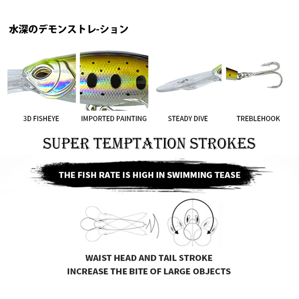 8.5cm 18.2g Fishing Lures Floa - Fishing Lure Jerkbait 评论和价格