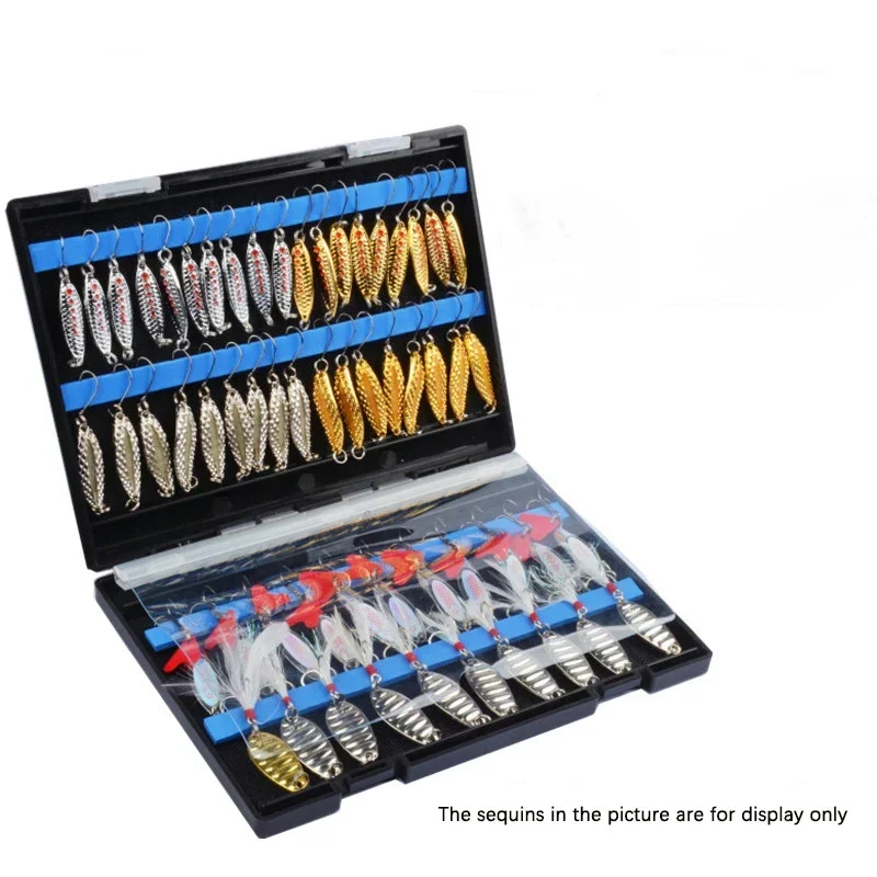 Portable Double Sided Tackle B - Fishing Lure Spoon 评论和价格